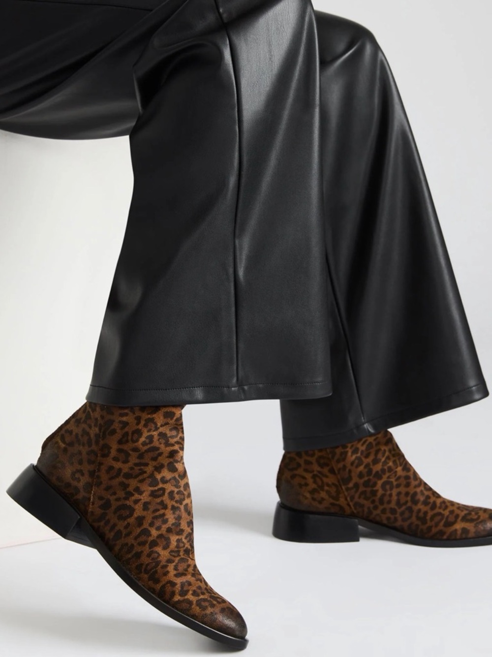 Steve Madden Leopard Print Ankle Boots